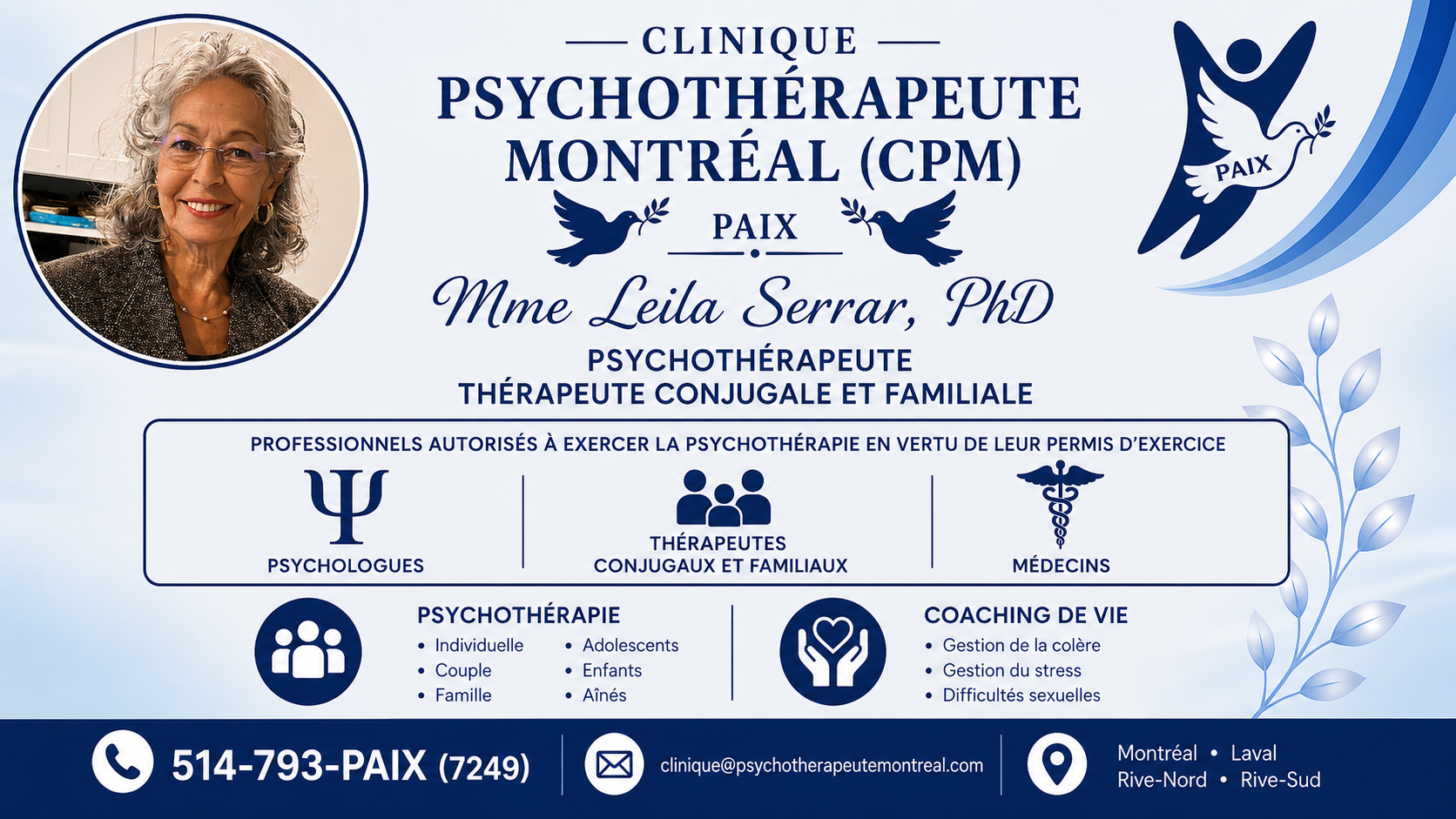 Psychothérapeute Montréal
